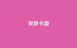 聚梦卡盟,第一卡盟排行榜 - b站卡盟业务 - dyks自助平台