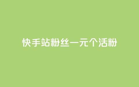 快手b站粉丝一元1000个活粉,快手平台业务网站 - 快手赞粉丝24小时领取 快手b站粉丝一元1000个活粉  第1张
