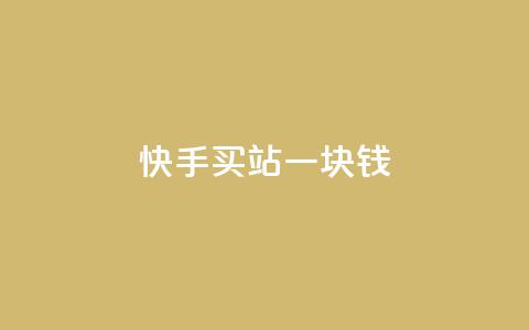 快手买站一块钱1000 - 快手1块钱买1000个粉丝-超低价购粉新玩法!  第1张