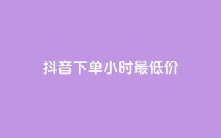 抖音下单24小时最低价,超低价qq业务网 - qq主页互赞链接 - 抖音低价